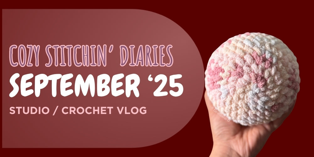 Falling In Love With This Craft All Over Again | Studio / Crochet Vlog | Cozy Stitchin' Diaries