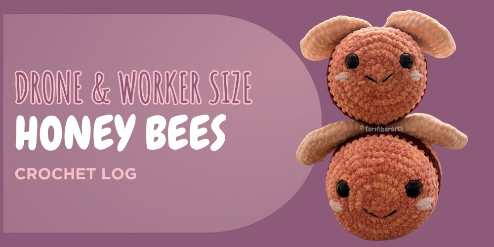 Peachy-Plum Bee - Two New Sizes